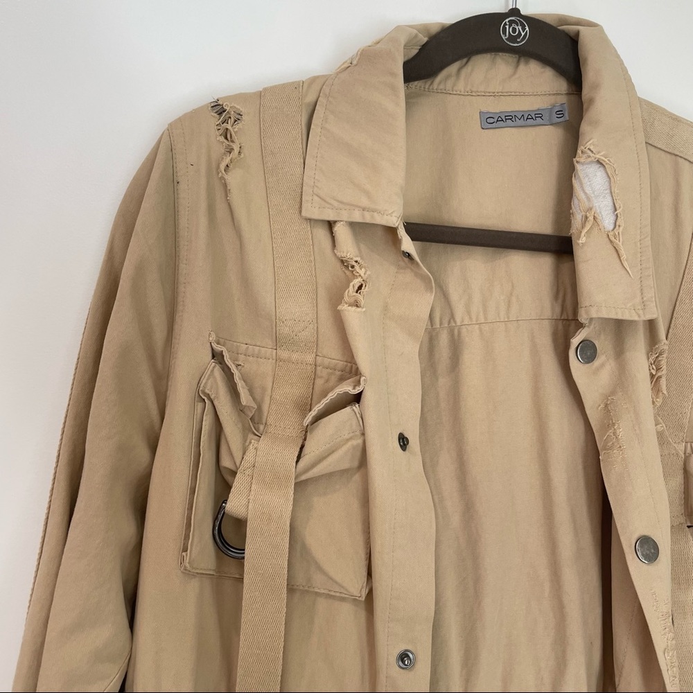 CARMAR Distressed Utility Jacket - Picture 3 of 7